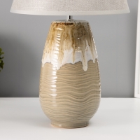 Настольная лампа с абажуром RISALUX &laquo;Кейт&raquo;, Е27, 40 Вт, 30&times;30&times;48 см