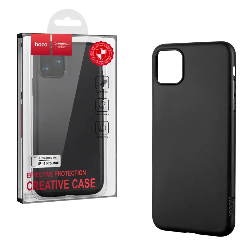 Чехол IPh 11 Pro MAX TPU черный Creative Case HOCO