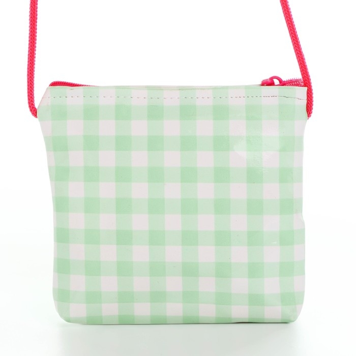 Сумка-кошелёк, для девочки через плечо "Улыбайся", 13х13х2 см