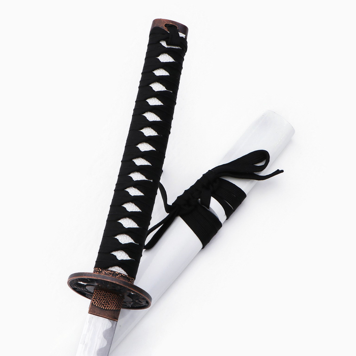 Сувенирное оружие &laquo;Катана Иайта&raquo; 103 см, белые ножны с синим драконом