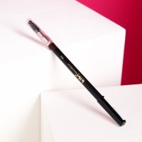 Карандаш для бровей Kiki, с щеточкой, тон 04 (тёмно-коричневый)