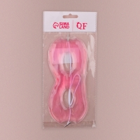 Гелевая маска для области вокруг глаз, 17 &times; 7,5 см, цвет розовый