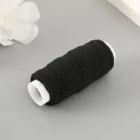 Нить-резинка (спандекс) черный, 25 м.