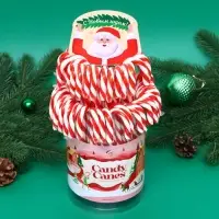 Карамель леденцовая новогодняя Sweet Ness "Трость", со вкусом клубники, 15 г