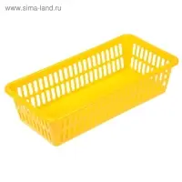 Корзина для хранения Полимербыт, пластик, 20&times;10&times;4.8 см, МИКС