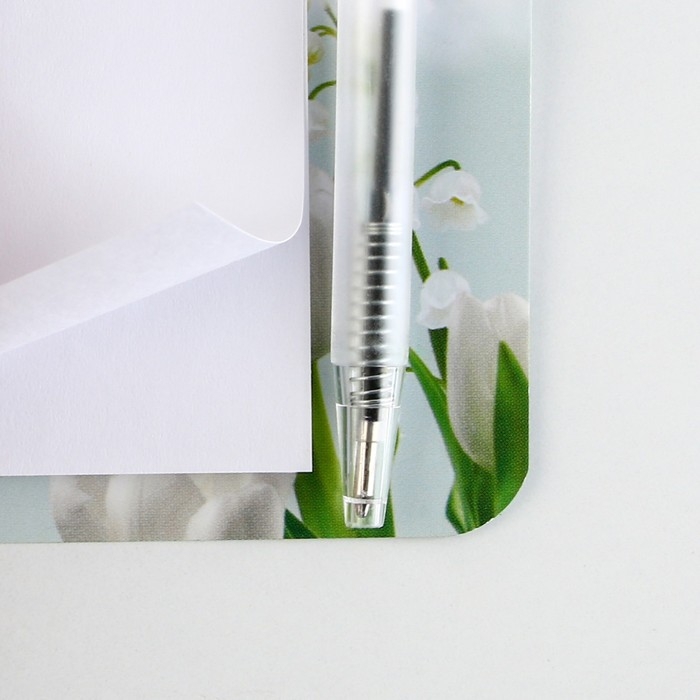 Блокнот и мини ручка «С 8 Марта. Тюльпаны» Блокнот и мини ручка «С 8 Марта. Тюльпаны»