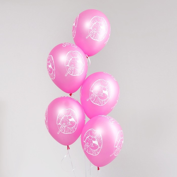 Воздушный шар латексный 12" &laquo;Такая&raquo;, пастель, цвет розовый, 50 шт.