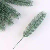 Литая веточка, голубая, 21 &times; 4 см, набор 10 шт.