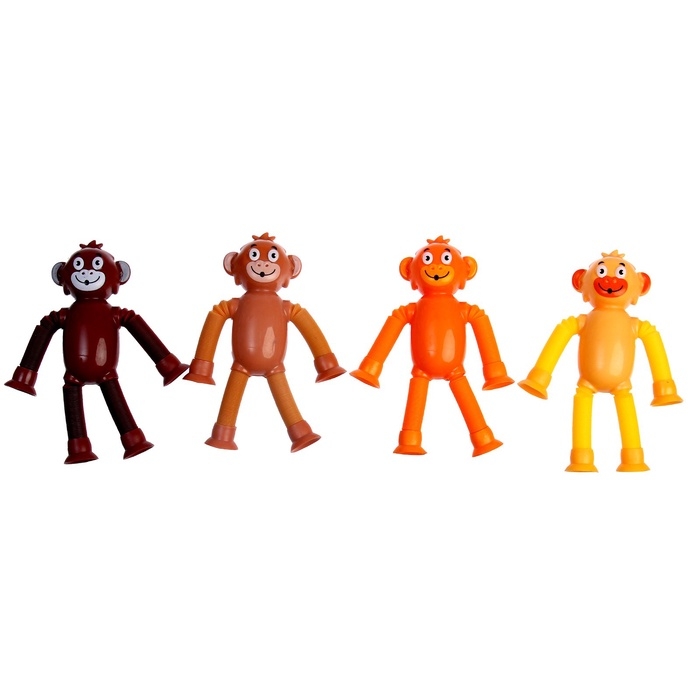 Развивающая игрушка &laquo;Обезьянка&raquo; с присосками, цвета МИКС