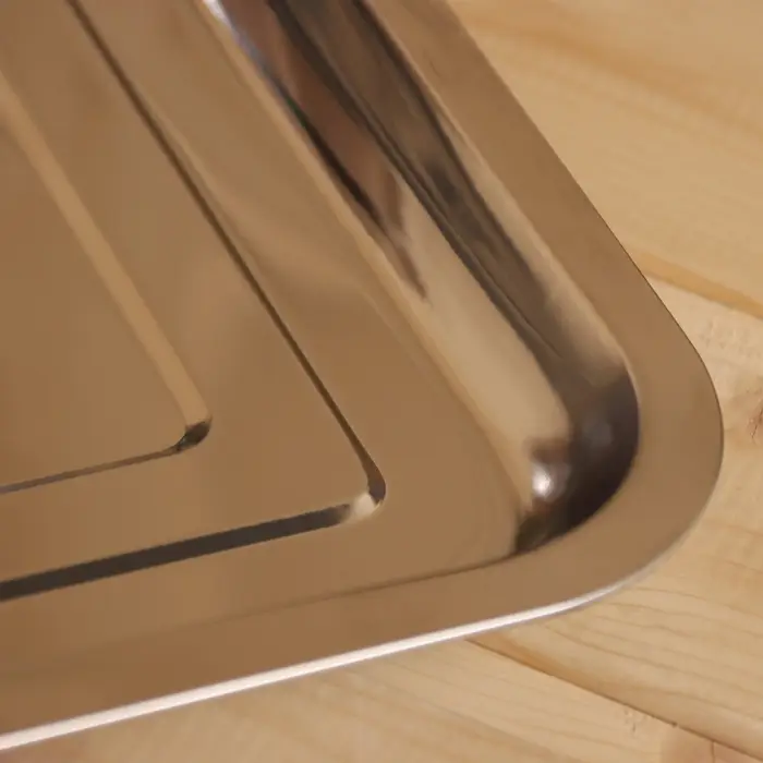 Поддон-испаритель для соляного брикета, нержавеющая сталь, 36х27см, 0,4мм