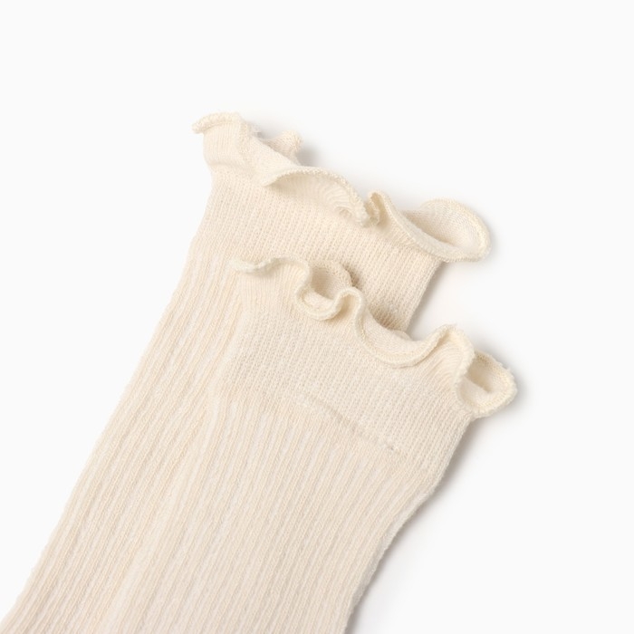 Гольфы детские 2 пары Крошка Я BASIC LINE, 8-10 см, бежев/молочн Гольфы детские 2 пары Крошка Я BASIC LINE, 8-10 см, бежев/молочн