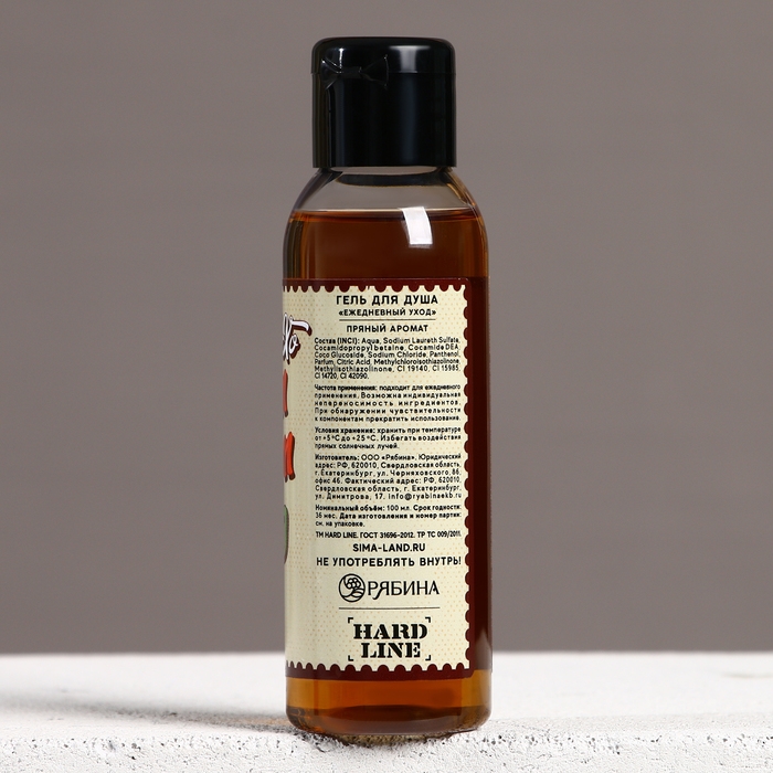 Гель для душа &laquo;С Новым Годом, бро!&raquo;, 100 мл, аромат пряный, ЧИСТОЕ СЧАСТЬЕ