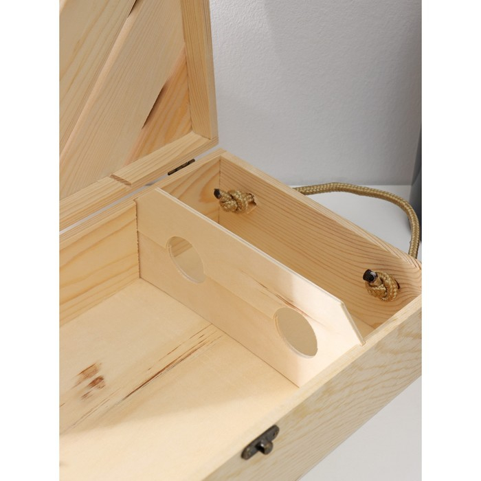 Ящик для хранения вина Доляна &laquo;Мускаде&raquo;, 35&times;20 см, на 2 бутылки