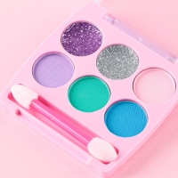 Набор косметики «Для самой стильной», блеск 8 мл, тени 6 цв, аромат черника Набор косметики «Для самой стильной», блеск 8 мл, тени 6 цв, аромат черника