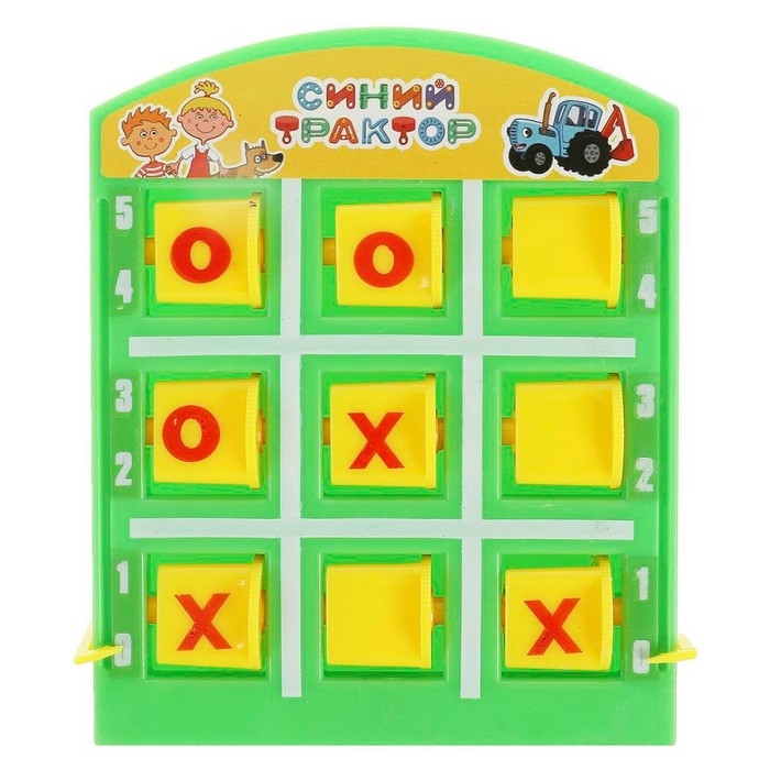 Головоломка крестики-нолики «Синий трактор», 17× 13,5 × 2 см Головоломка крестики-нолики «Синий трактор», 17× 13,5 × 2 см