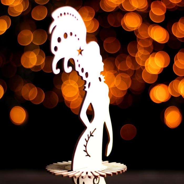 Салфетница деревянная &laquo;Сирена&raquo;, 25&times;13&times;13 см