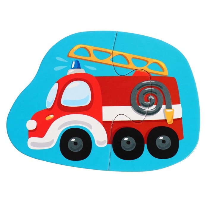 Пазлы-контуры &laquo;Транспорт&raquo;, половинки