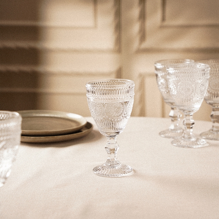 Набор бокалов для вина стеклянный SL Home &laquo;Ларго&raquo;, 300 мл, 9&times;17 см, цвет прозрачный