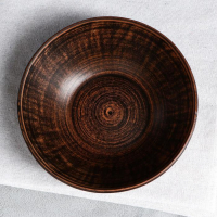 Салатник &laquo;Лира&raquo;, гладкая, красная глина, 500 мл