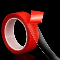 Клейкая лента TORSO, прозрачная, двусторонняя, акриловая, 15 мм x 10 м Клейкая лента TORSO, прозрачная, двусторонняя, акриловая, 15 мм x 10 м