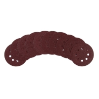 Круг абразивный шлифовальный под "липучку" ТУНДРА, перфорированный, 125 мм, Р40, 10 шт. Круг абразивный шлифовальный под "липучку" ТУНДРА, перфорированный, 125 мм, Р40, 10 шт.