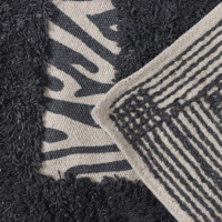 Коврики для ванной и туалета Доляна &laquo;Зебра&raquo;, 2 шт: 40&times;40, 40&times;60 см,