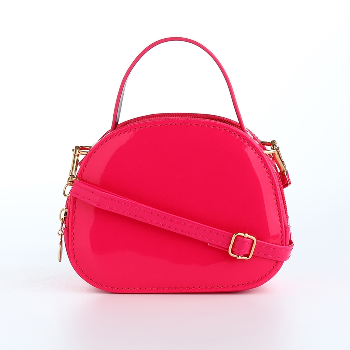 Сумка детская для девочки на молнии &laquo;Выбражулька&raquo;, цвет малиновый