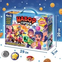 Набор 4 в 1 &laquo;Набор героев&raquo;, 4 книги и значки