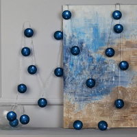 Гирлянда «Нить» 5 м с насадками «Клубки изумрудные», IP20, прозрачная нить, 20 LED, свечение белое, 220 В Гирлянда «Нить» 5 м с насадками «Клубки изумрудные», IP20, прозрачная нить, 20 LED, свечение белое, 220 В