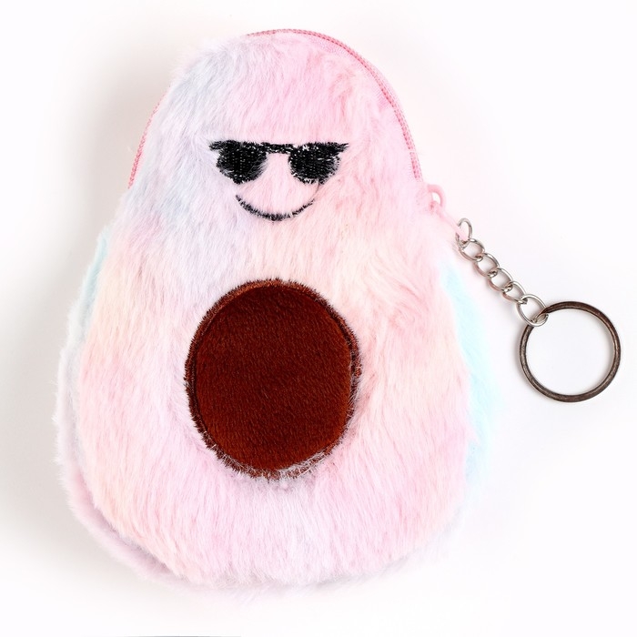 Мягкий кошелёк &laquo;Авокадо&raquo; на брелоке, 14 см, виды МИКС