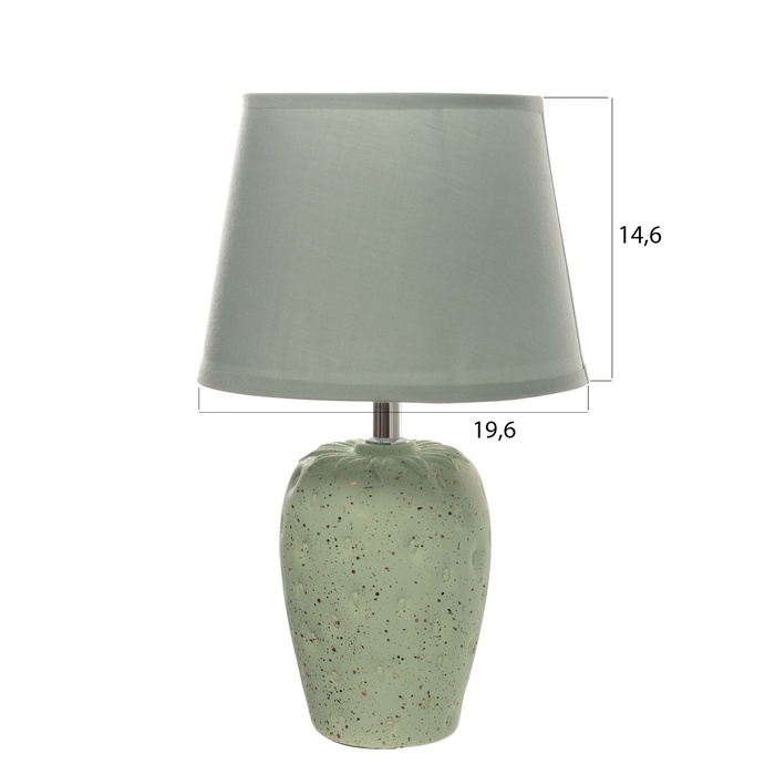 Лампа настольная "Кира" 1х40Вт Е14 мятный 20х20х34см