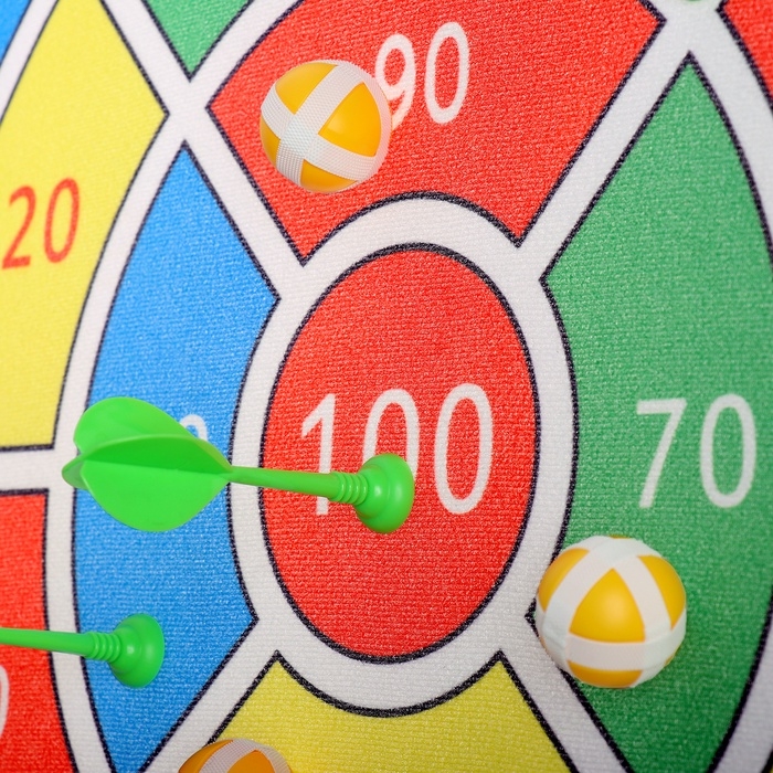 Дартс "Цель", d-75см,  с мячиками и дротиками