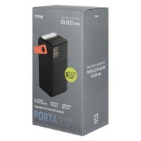 Внешний аккумулятор TFN Porta LCD PD, 60000 мАч, 2 USB, Type-C, microUSB, черный Внешний аккумулятор TFN Porta LCD PD, 60000 мАч, 2 USB, Type-C, microUSB, черный