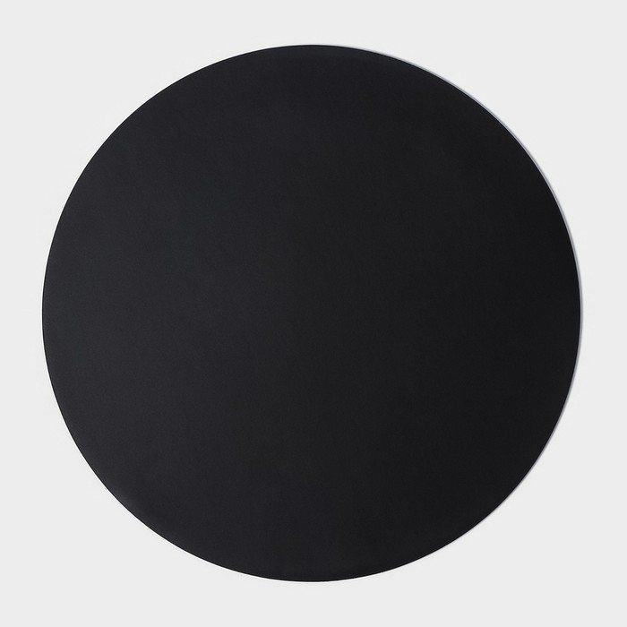 Салфетки сервировочные на стол Доляна &laquo;Спутник&raquo;, d=38 см, 4 шт, двусторонние, цвет металлический/чёрный