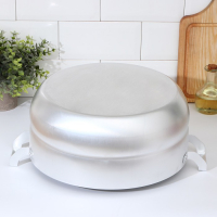 Манты-казан алюминиевый, 13 л, с 4 сетками, d=30 см, высота секции 5 см, металлическая крышка