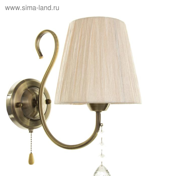 Бра Бра "Доротея" 1х40Вт E14 бронза 20х15х30 см.