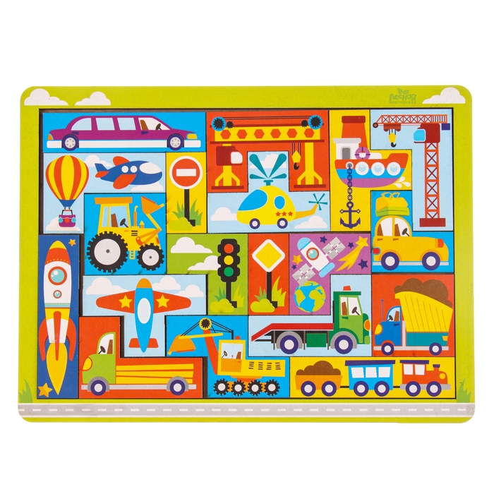 Головоломка тетрис &laquo;Транспорт&raquo;