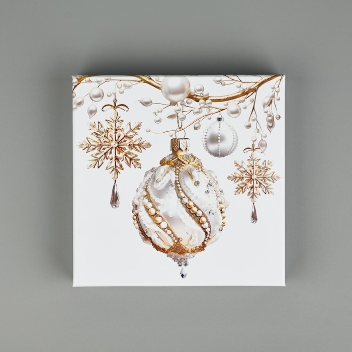 Набор подарочных коробок 10 в 1 «Белая роскошь», 10.2 х 10.2 х 6–28.2 х 28.2 х 15 см, Новый год Набор подарочных коробок 10 в 1 «Белая роскошь», 10.2 х 10.2 х 6–28.2 х 28.2 х 15 см, Новый год