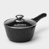 Набор кухонной посуды «Мраморная №3», 6 предметов, крышка, съёмная ручка, антипригарное покрытие, цвет тёмный мрамор Набор кухонной посуды «Мраморная №3», 6 предметов, крышка, съёмная ручка, антипригарное покрытие, цвет тёмный мрамор