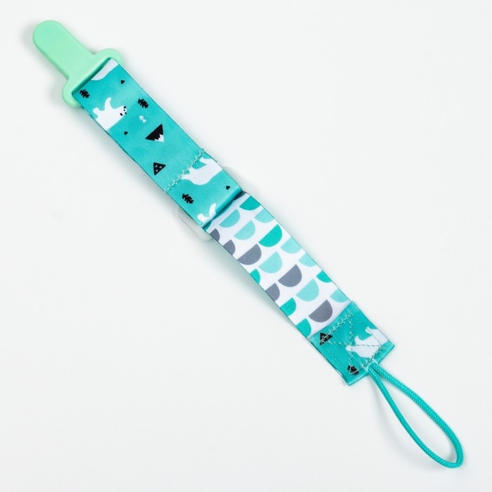 Держатель для соски - пустышки &laquo;Медведи&raquo;, на ленте