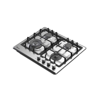 Варочная поверхность Midea MG643TX, газовая, 4 конфорки, серебристая