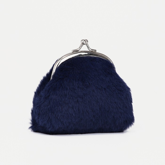 Кошелёк женский на фермуаре, цвет тёмно-синий Кошелёк женский на фермуаре, цвет тёмно-синий