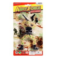 Фигурка солдатика &laquo;Пехотинец&raquo;, заводной, ползает, цвета МИКС