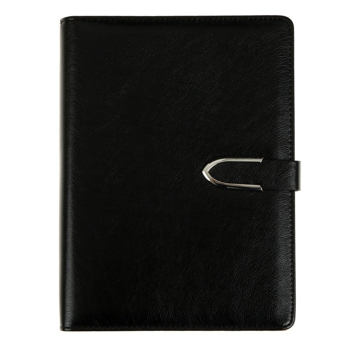 Органайзер на кольцах А5, 90 листов в линейку, с хлястиком, МИКС