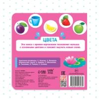 Картонная книга &laquo;Изучаем цвета&raquo;, 10 стр.