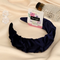 Ободок для волос "Юнона" классика бархат, 5 см, микс Ободок для волос "Юнона" классика бархат, 5 см, микс