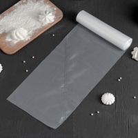 Кондитерские мешки одноразовые, 27&times;18 см (размер S), в рулоне 72 шт