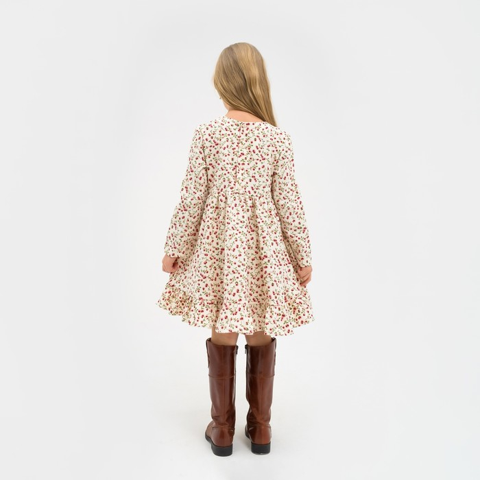 Платье KAFTAN Платье KAFTAN "Розы", р. 32 (110-116), белый