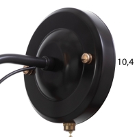 Бра "Акапулько" 1х60Вт Е27 Коричневый, золото 24х13х26,5см Бра "Акапулько" 1х60Вт Е27 Коричневый, золото 24х13х26,5см