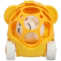 Машинка - погремушка &laquo;Обезьянка&raquo;, с эластичными элементами, Крошка Я